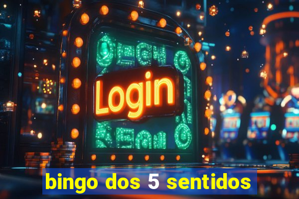 bingo dos 5 sentidos